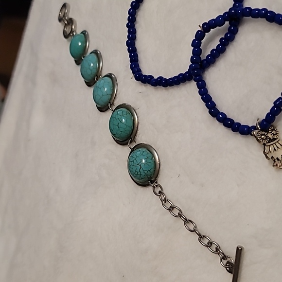 Bracelets in Blue (8 pieces) - Picture 2 of 12